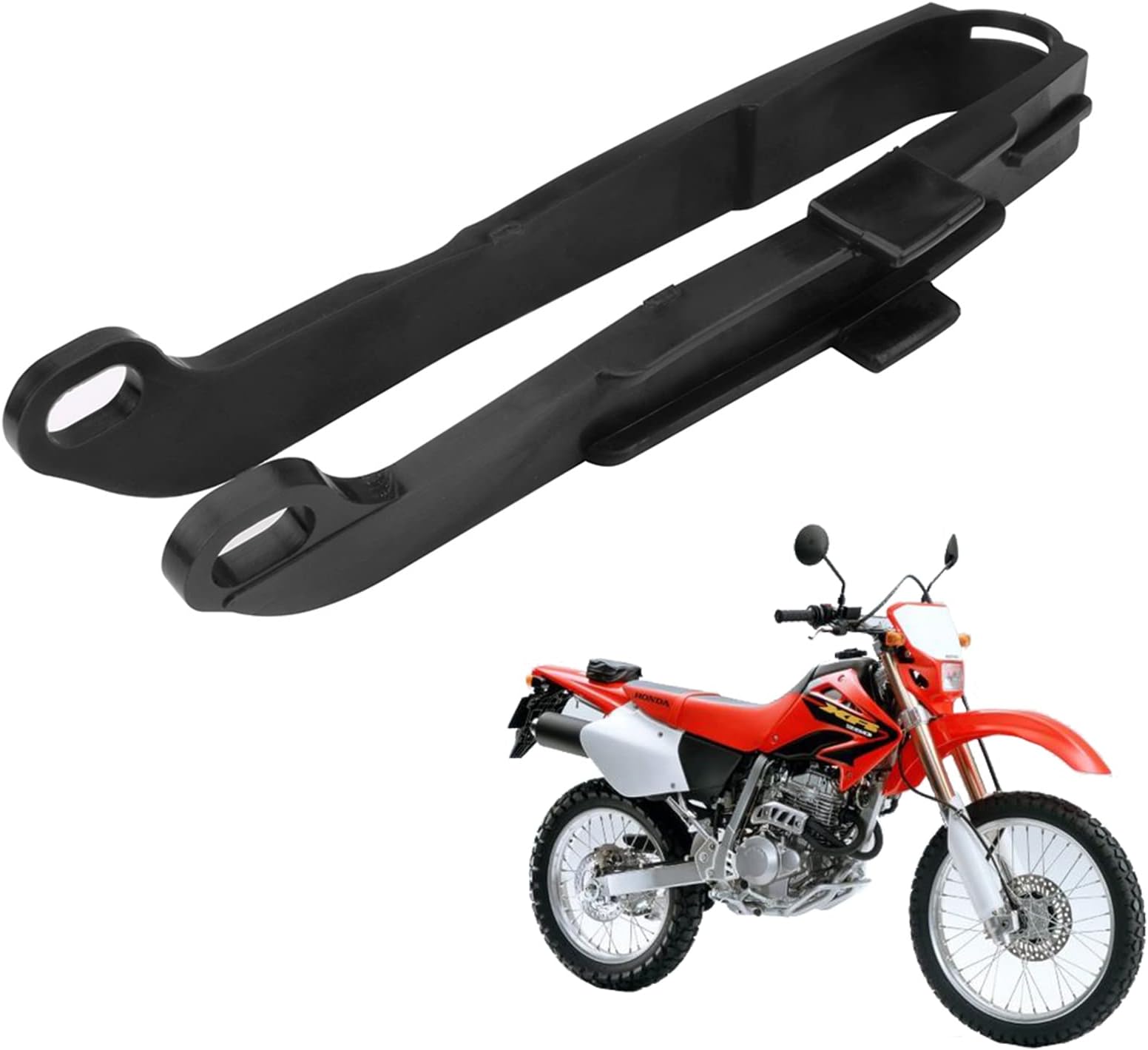 Motorcycle Chain Slider Swingarm Protector for XR250R 1991-2004 XR400R 1996-2004 XR600R 1991-2000 XR650L 1993-2019 - Black