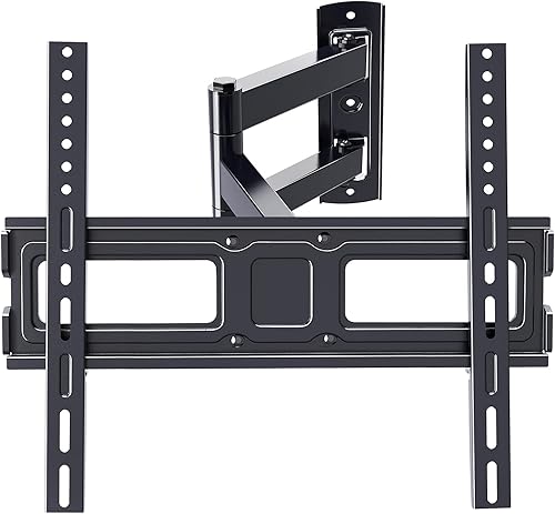 Soporte de pared giratorio articulado de movimiento completo para TV con inclinación para televisores LED, OLED y 4K de 32-55 pulgadas con VESA de