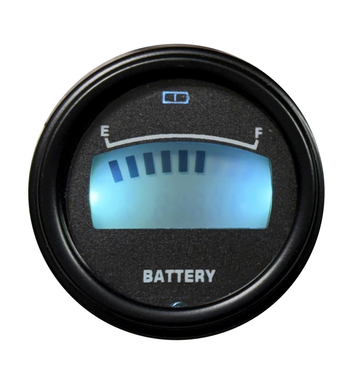 Golf Cart Battery Meter-State of Charge Meter 48 Volt 2-1/16" Lithium / LifePo4 Digital Bar Graph 48v