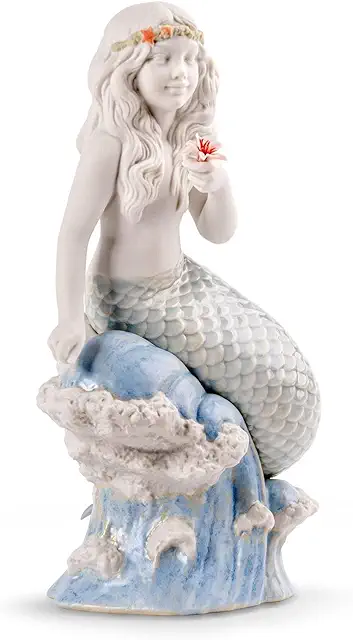 Lladro Ocean's Little Mermaid Porcelain Figurine #8998