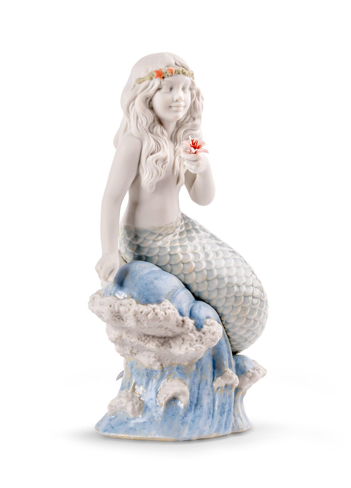 Lladro Ocean's Little Mermaid Figurine #8998