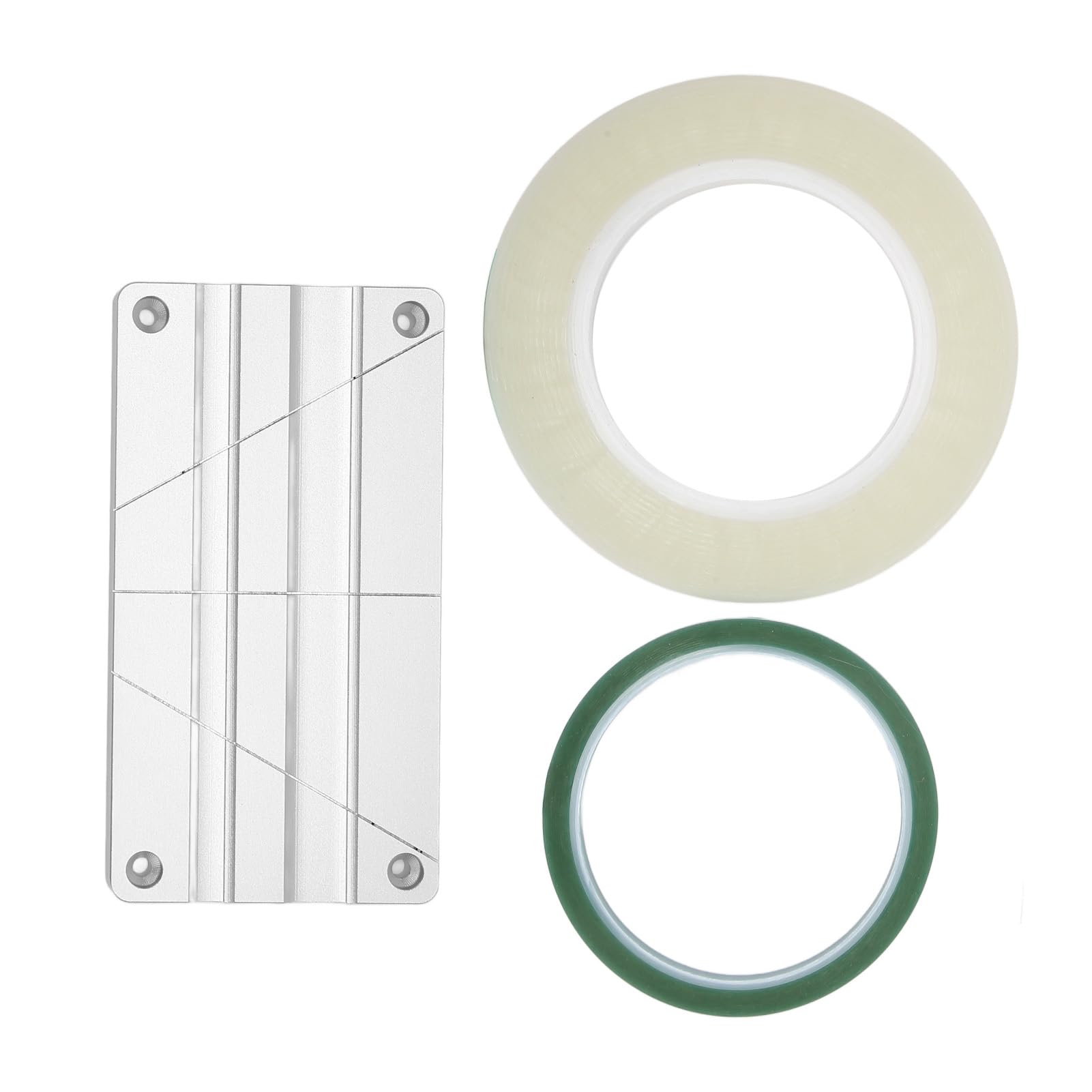 Set per giunzione di nastri da 1/2, 1/4 e 10 pollici, blocco professionale per giunzione di nastri reel-to-reel, blocco di giunzione in alluminio CNC con finitura anodizzata dura,