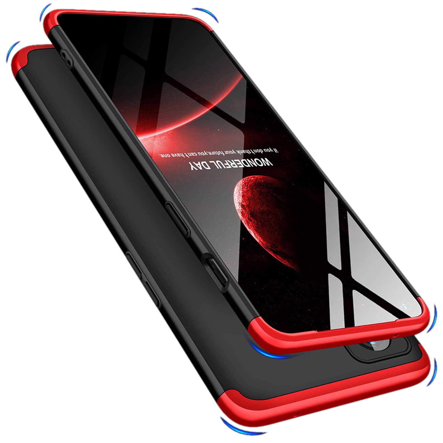 KAPA Polycarbonate Double Dip Full 360 Protection Back Case Cover for Oneplus Nord 2 (5G) / One Plus Nord 2 (5G) (Red,Black) (B09GVRLCVM) Amazon Price History, Amazon Price Tracker
