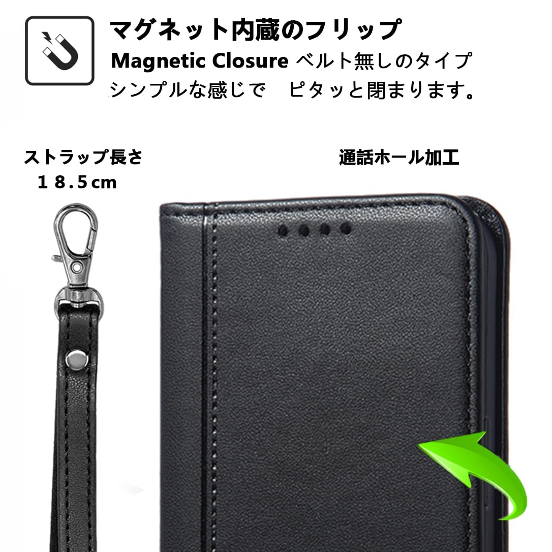 Amazon.co.jp: ZTE かんたんスマホ4 A402ZT ケース 手帳型 ワイ