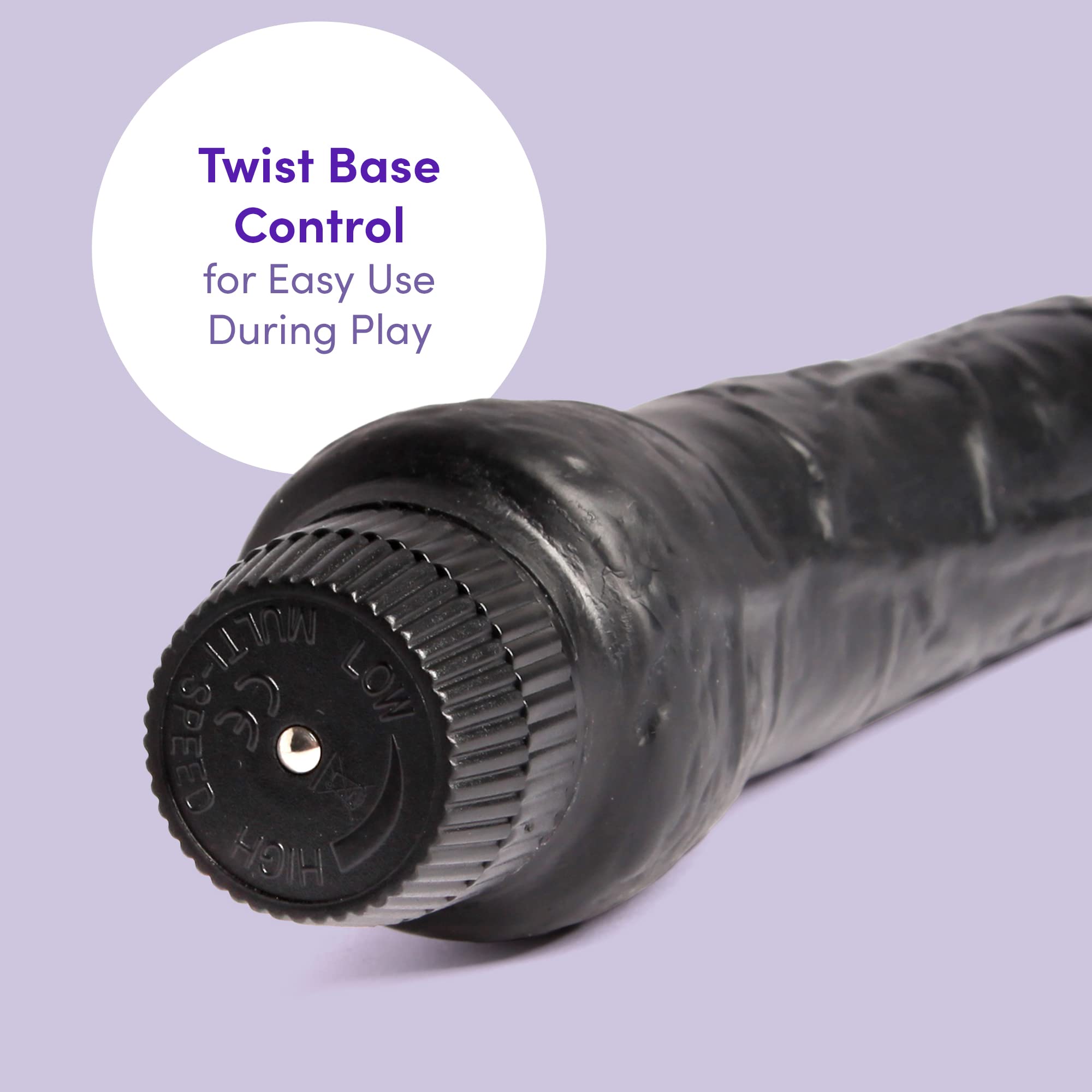 Lovehoney Vibrating Dildo - 8 Inch Realistic Dildo - Slimline Multispeed  Vibrator for Women - Black : Amazon.com.au: Health, Household & Personal  Care