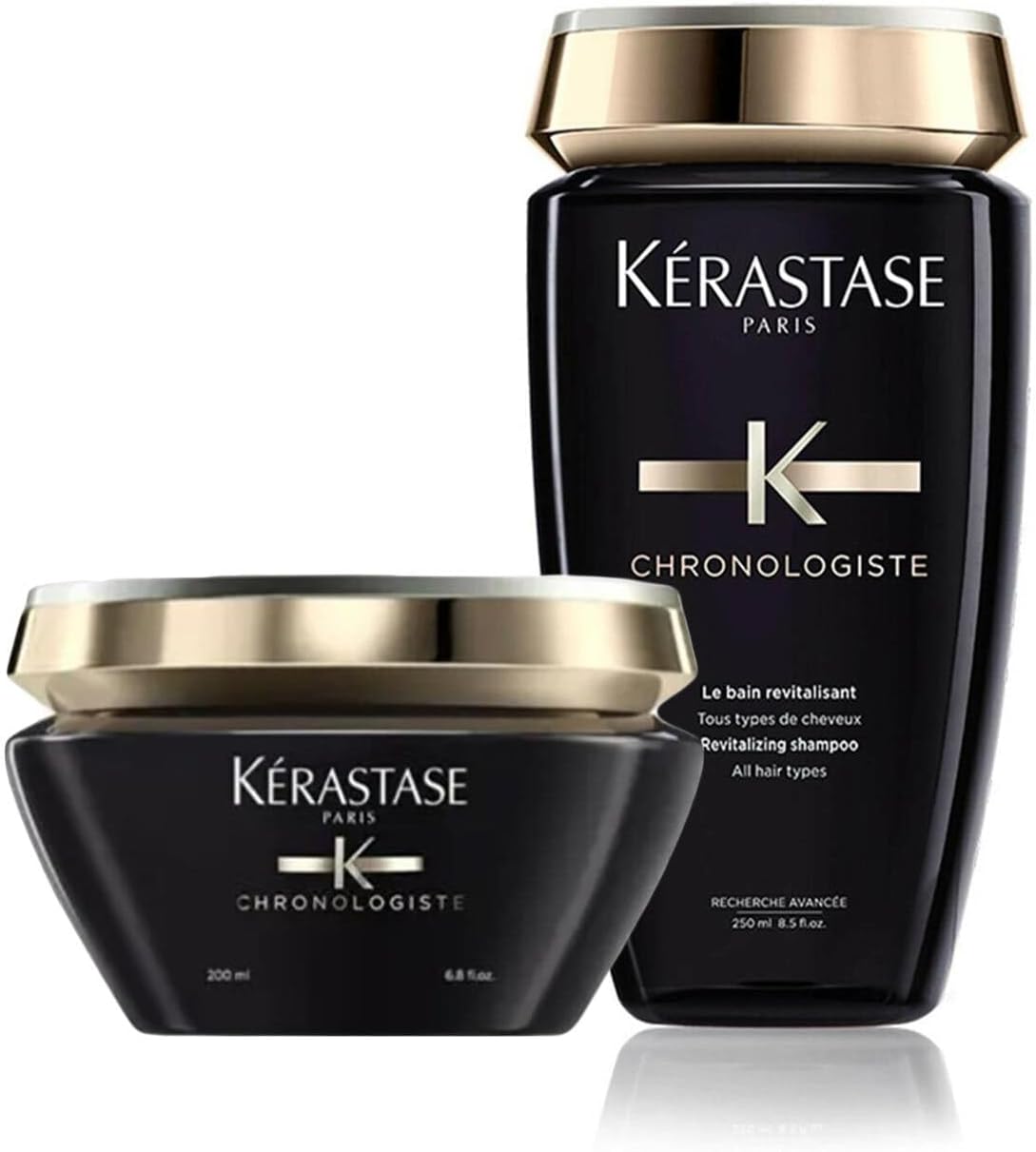 Kerastase Chronologiste Canlandırıcı Şampuan 250ml, Saç Maskesi 200ml Set
