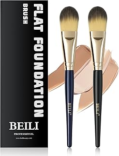 BEILI Juego de brochas de base para líquido, ...