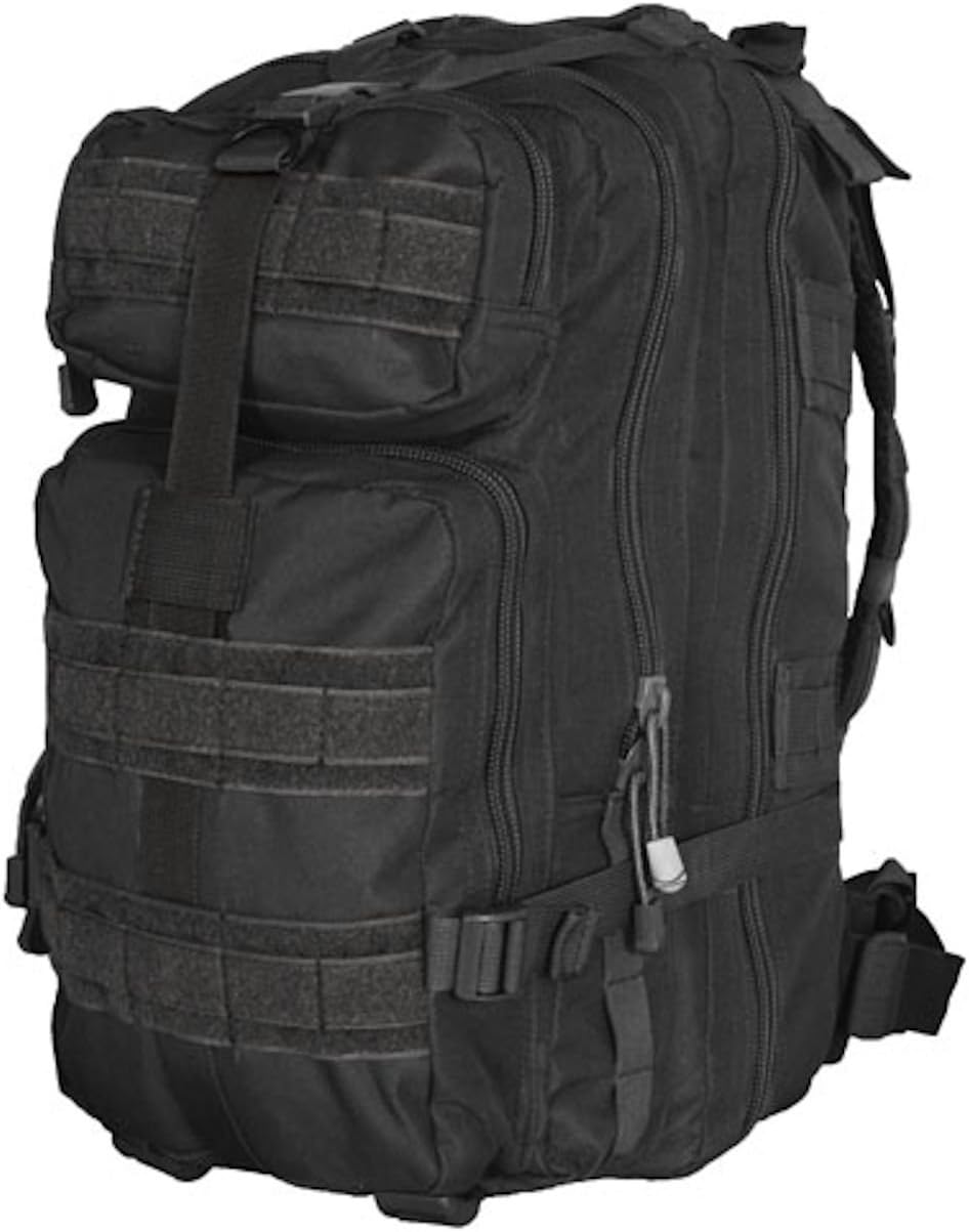 Tactical Medium MOLLE Military Transport Pack Backpack,18" x 10" 10",Black