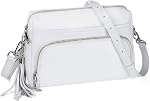 befen Genuine Leather Crossbody Purses for Women Lightweight Small Crossbody Bags Purse with Built in RFID Blocking Wallet