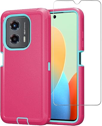 For Pinwheel Slim 6 Case with Tempered Glass Screen Protector
