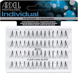 رموش فردية طويلة معقودة من ارديل، أسود