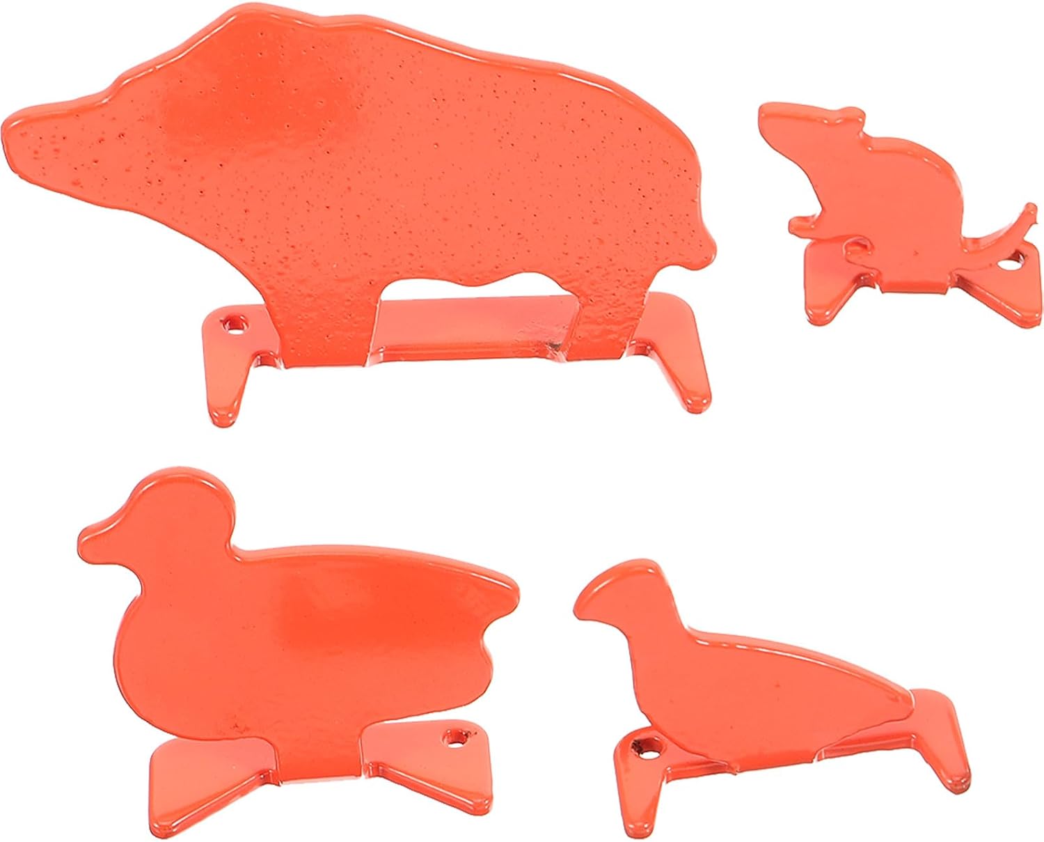 4pcs Portable Metal Shooting Targets Set, Small Lightweight Archery Practice Targets for Skill Improvement and Indoor Training, Professional Exercise Tool for Hunting and Shooting