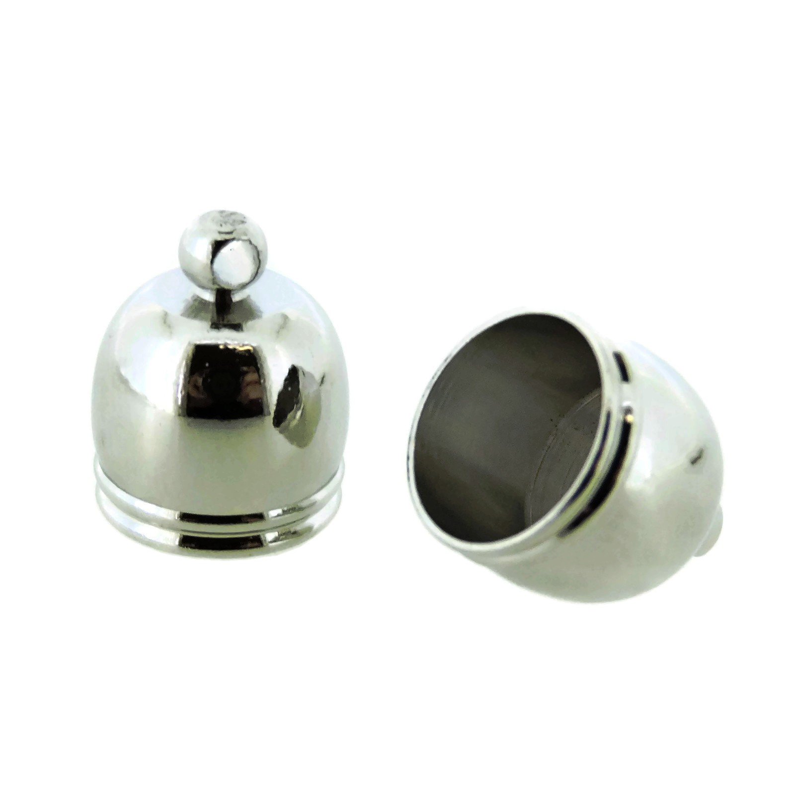 Buy Jewelry Making End Caps Bell End Cap 12x10mm, Inner Diameter 8