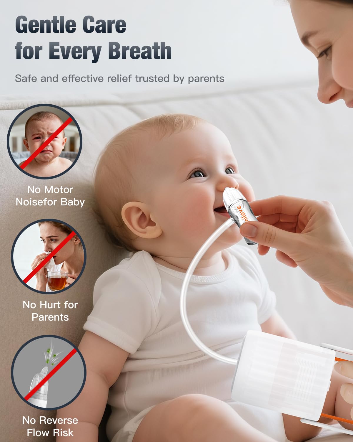 Aspirador nasal para bebé