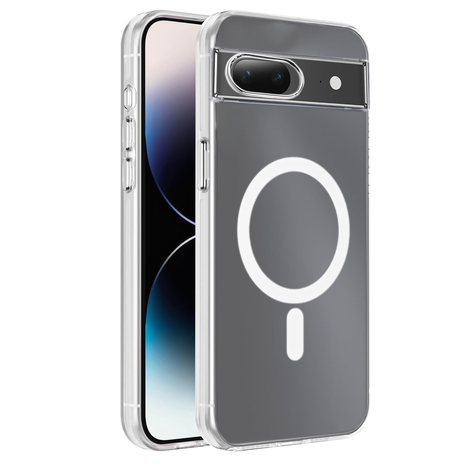 Dl3 Mobilak Case For Google Pixel 7 Case Crystal Clear [Not Compatible with MagSafe] Soft TPU Gel Case Flexible Silicone Anti-Scratch Transparent TPU Cover - Clear