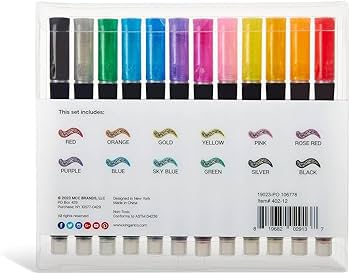 Amazon.com: KINGART Studio Outline Marker, Set of 12