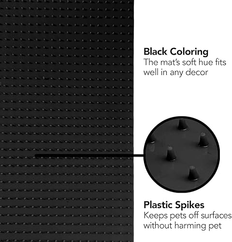 Miniatura 5 de RESILIA Protector de muebles azulejos disuasorios para mascotas, tapete de entrenamiento sin mascotas, para gatos, perros, conejos, uso en