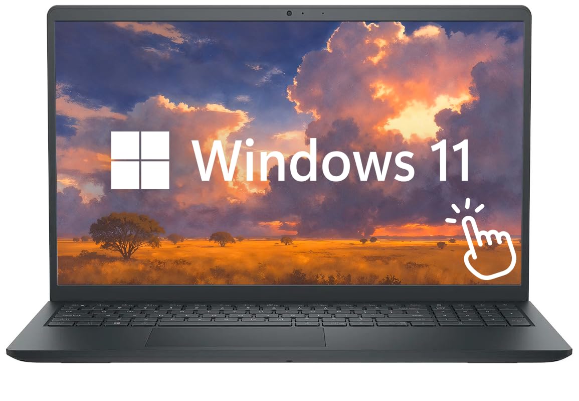 Dell Inspiron Touchscreen Laptop, 15.6" Business & Student Laptop Computer, Windows 11 Home 32GB RAM 1TB SSD, AMD Ryzen 5 7530U, FHD LED Display, Numeric Keypad, Black