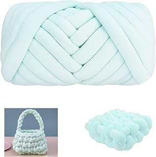 Sponsored Ad - Moon Waves Chunky Yarn for Arm Knitting Crochet Making Blanket Pets House(Light Green)