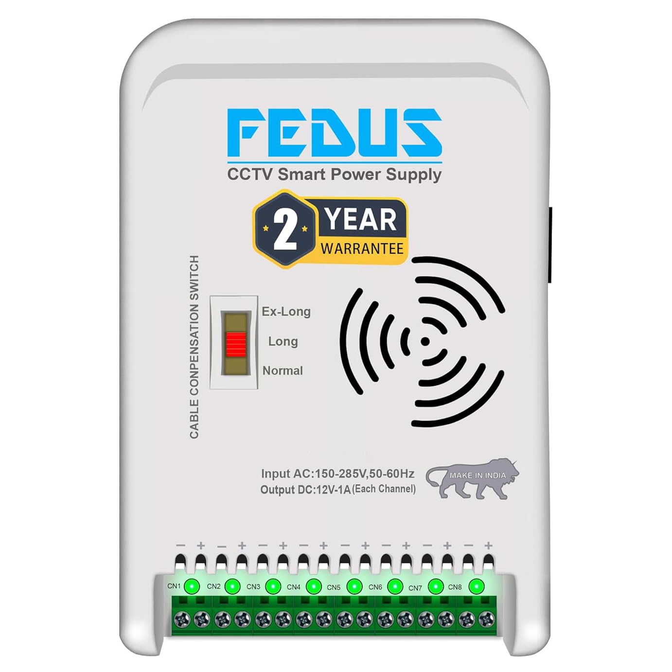FEDUS CCTV Power Supply 8 Channel SMPS for CCTV, Power Supply Adapter for CCTV Security Cameras, Video Surveillance System, Dome, Bullet Camera-image-27