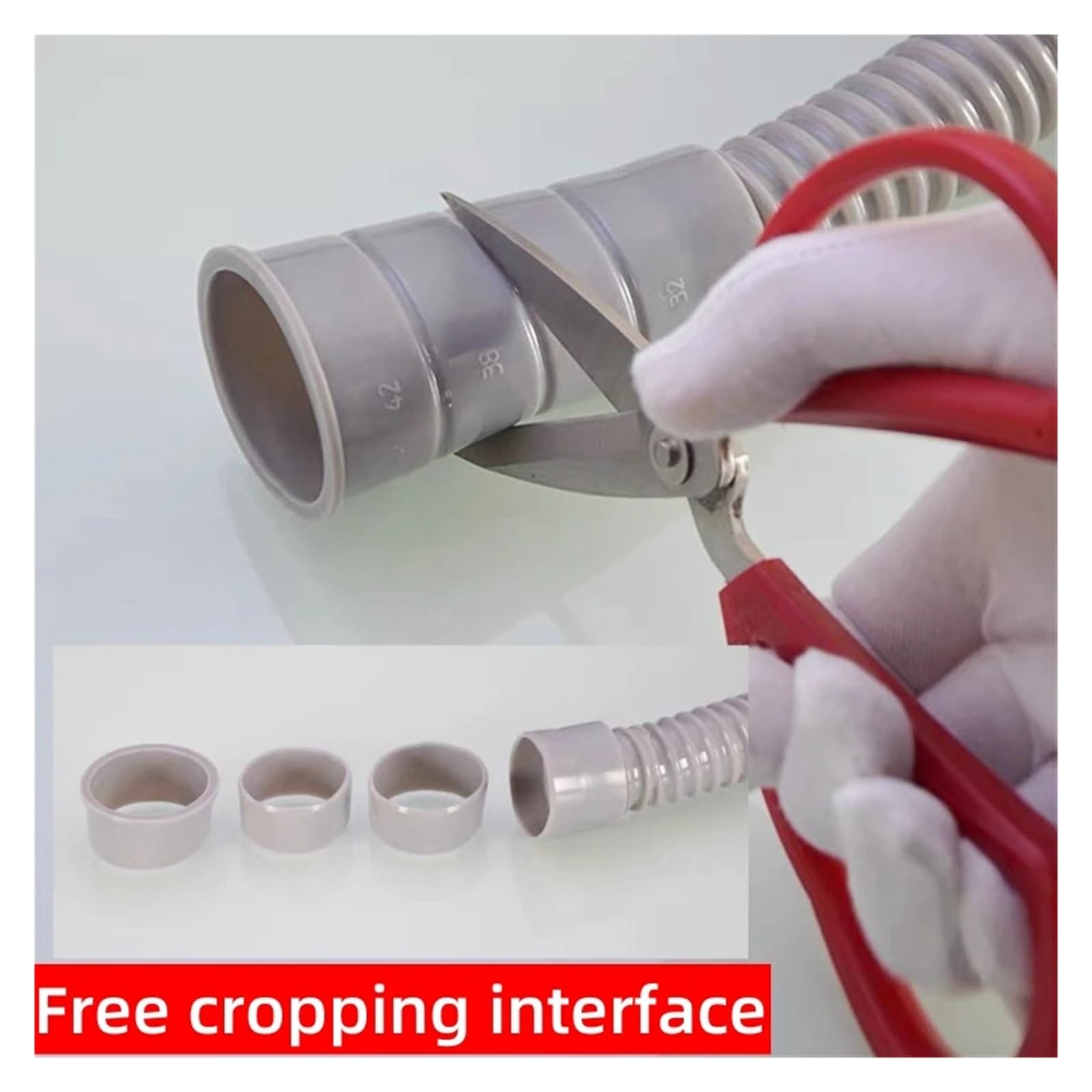 Tubo da giardino, tubo estensibile retrattile Tubo flessibile di scarico for lavatrice e lavastoviglie, tubo flessibile di scarico universale for uso domestico, tubo flessibile estensibile in plastica