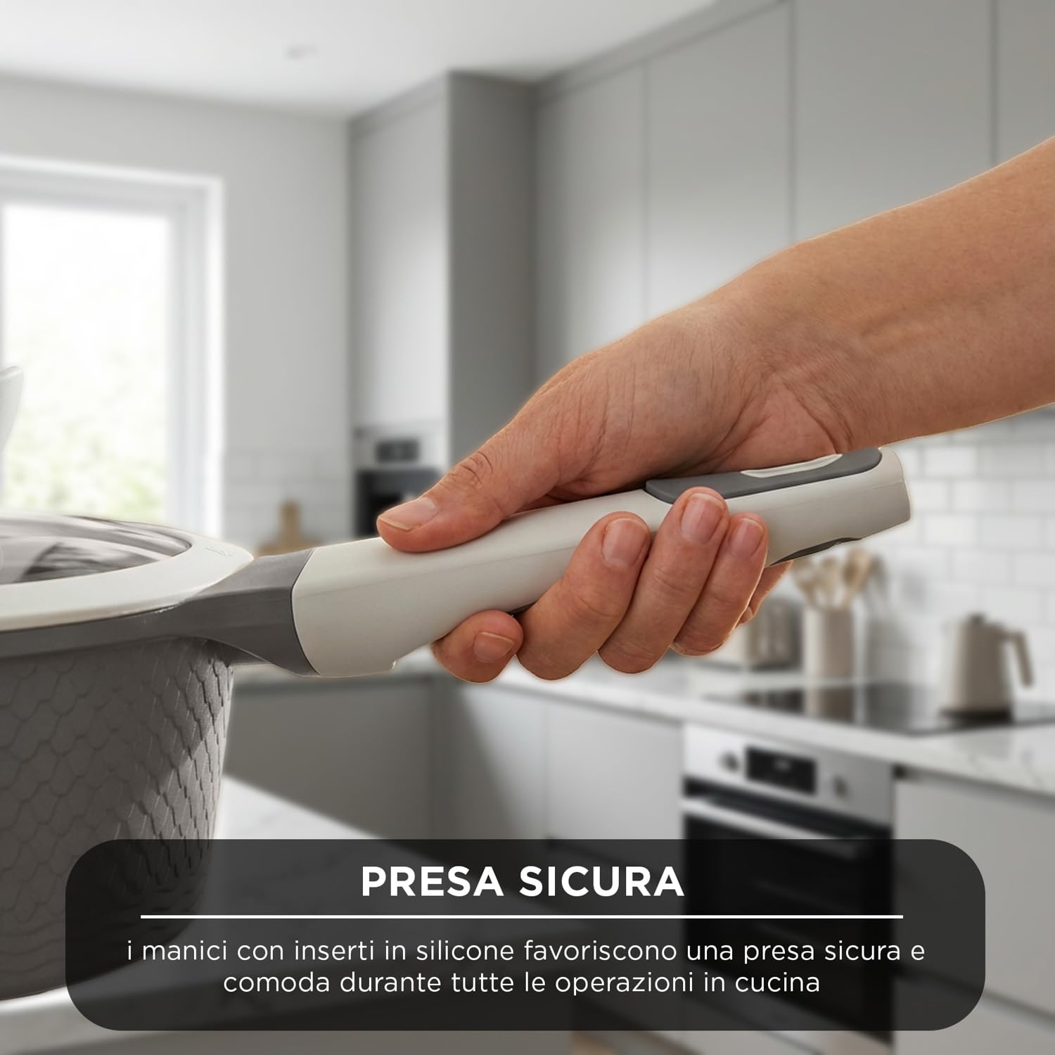 Batteria pentole 10 pezzi Luna