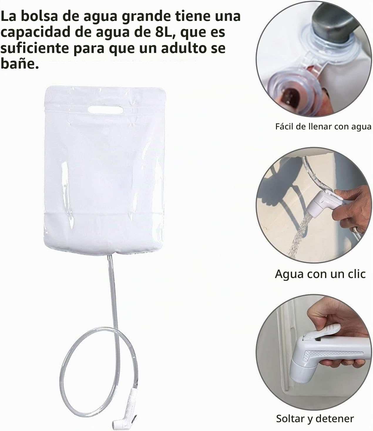 Kits Médicos De Bañera Hinchable con Ducha Junto A La Cama/Sistemas Portátiles De Bañera Hinchable De PVC/Ayudas Junto A La Cama para Discapacitados, Ancianos Y Pacientes Encamados