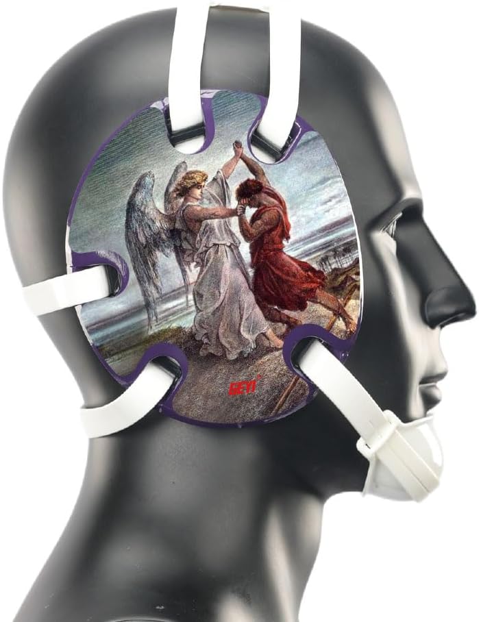 Wrestling Headgear with Jacob Wrestled God Sticker(Adult)