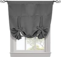 Vista 22 de Ava - Cortinas opacas con ojales superiores, paneles de cortina opacas de triple tejido, par / juego de 2 paneles con alzapaños, 54 pulgadas