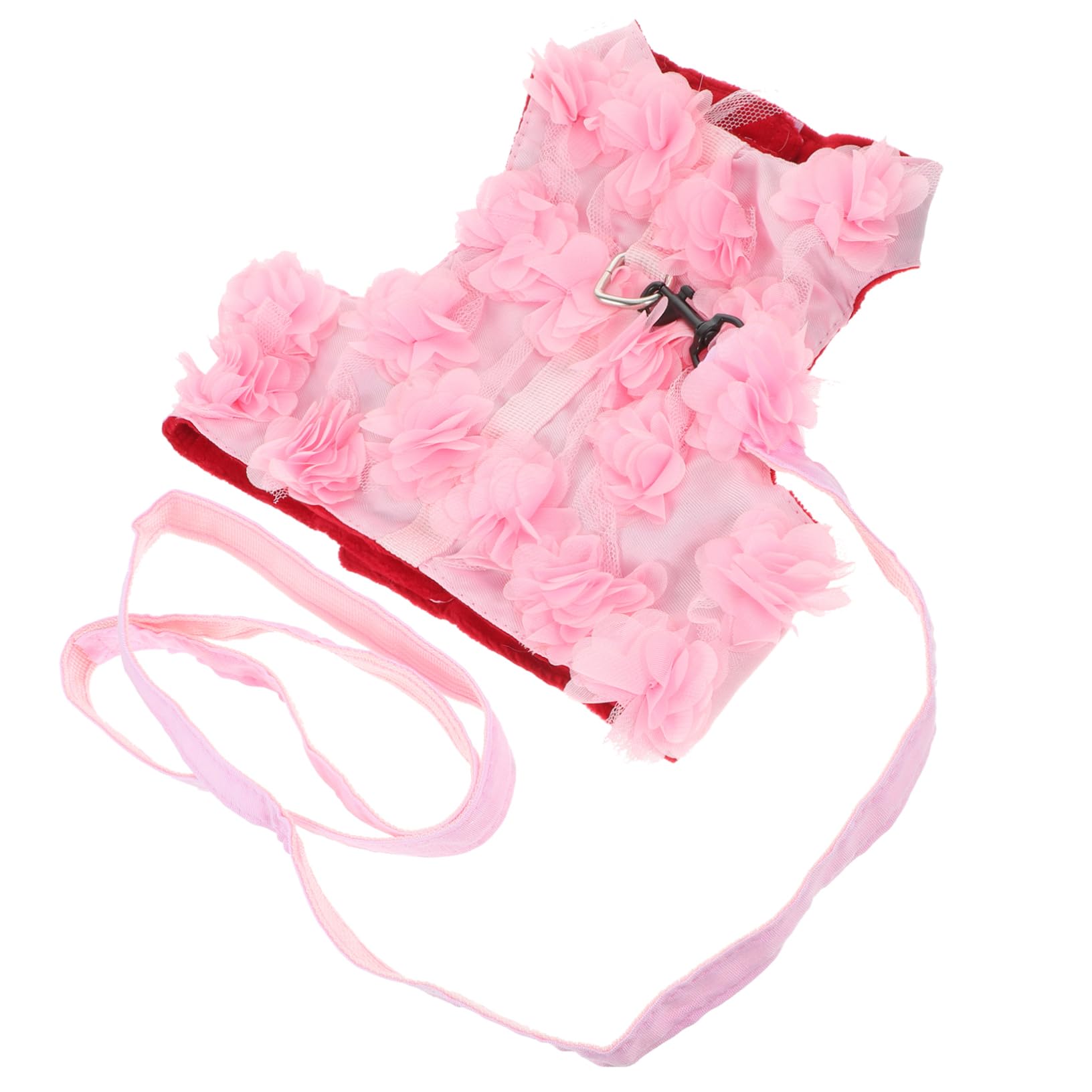 Angoily 3stücke Blumen-hundegeschirr XL Verstellbares Atmungsaktives Brustgeschirr Mit Niedlichem Blumen-Design Für Kleine Und Mittelgroße Hunde Für Frühling Und Sommer Atmungsaktive