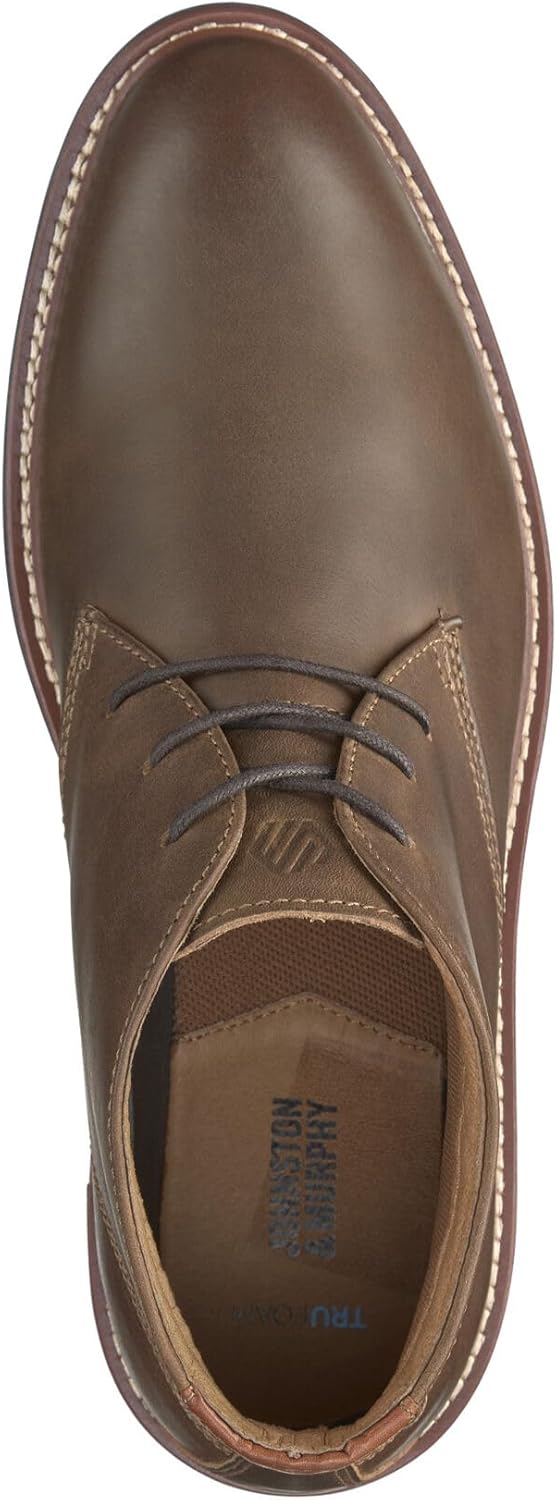 Johnston & Murphy Men's Hodges Chukka Shoe, Tan Oiled Full Grain, 10 M - Image 2