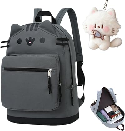 Cute Cat Ear Backpack,Cute Kawaii Lightweight Day pack Travel Backpack