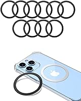 Vista 18 de Anillos adaptadores magnéticos 2 piezas compatibles con MagSafe, para Kindle Pop Socket Magnetic, para accesorios Magsafe y carga inalámbrica
