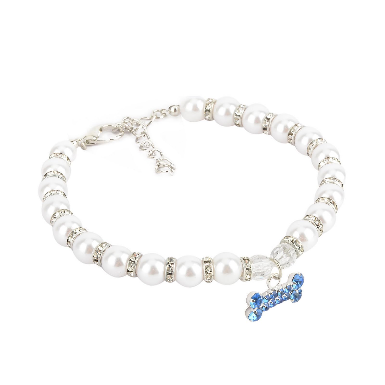 Collana Colorata Per Cani SANWOOD - Accessorio Decorativo Con Perle Finte, Taglia Unica - Foto 5