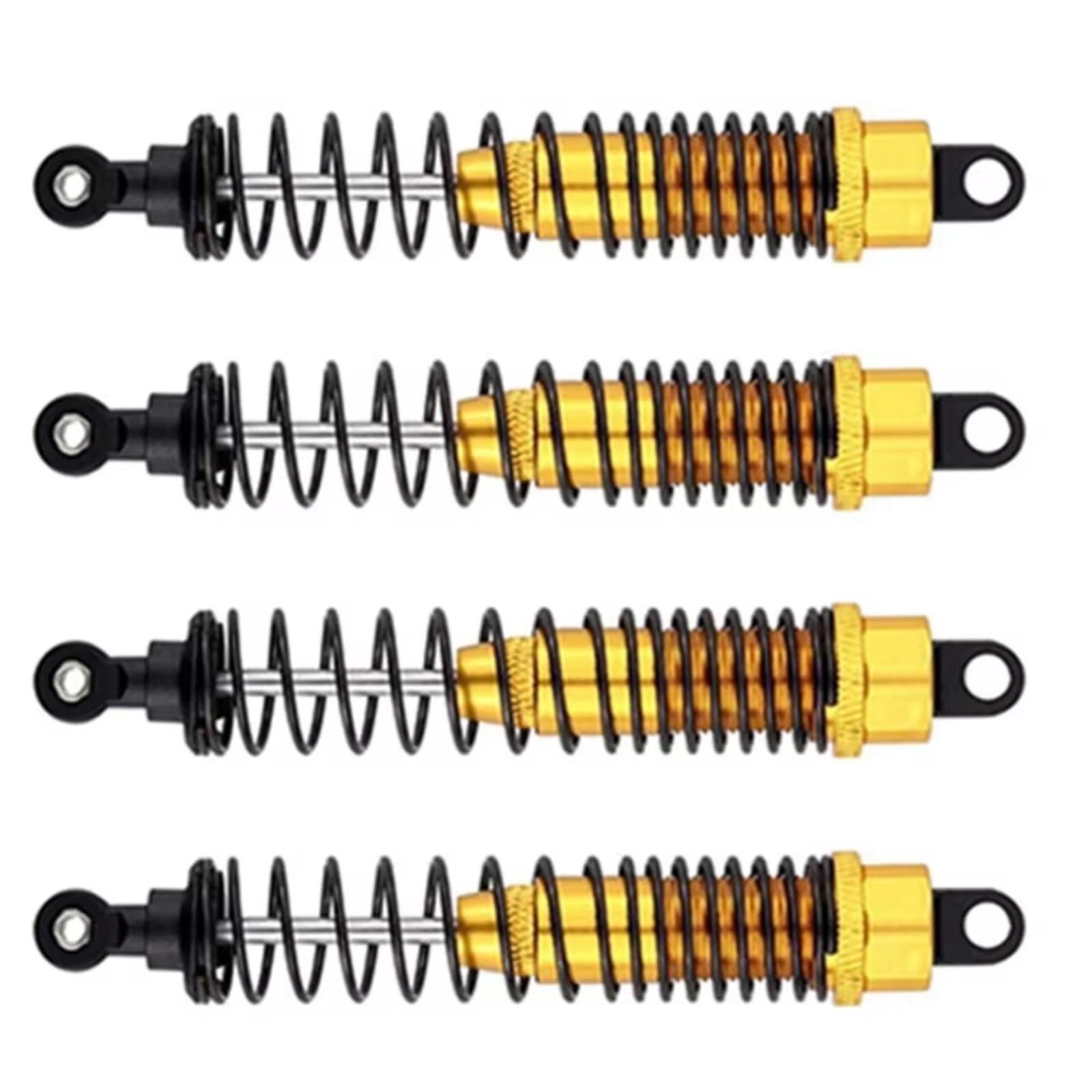 Ammortizzatore RC Compatibile Con HSP 1/10 Ricambi Per Auto RC 16 Pezzi Ammortizzatori Anteriori E Posteriori In Lega Di Alluminio Da 108 Mm Per Sospensioni A Molla
