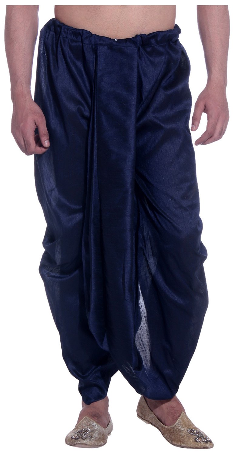 RoyalTHREADS Men's Art Silk Dhoti