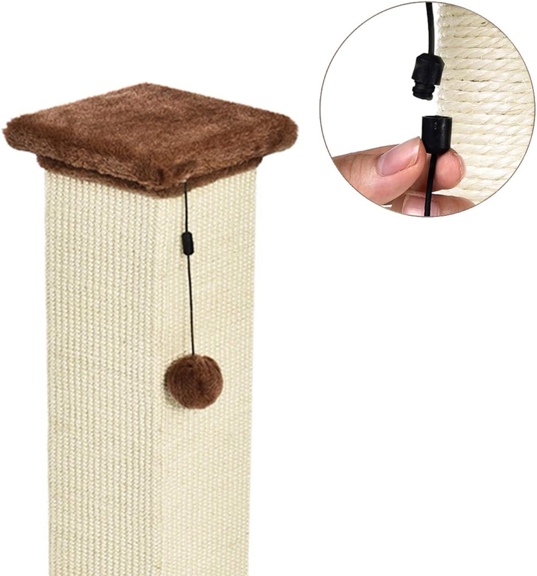 Amazon Basics Large Premium Tall Cat Scratching Post 16 x 35 x 16