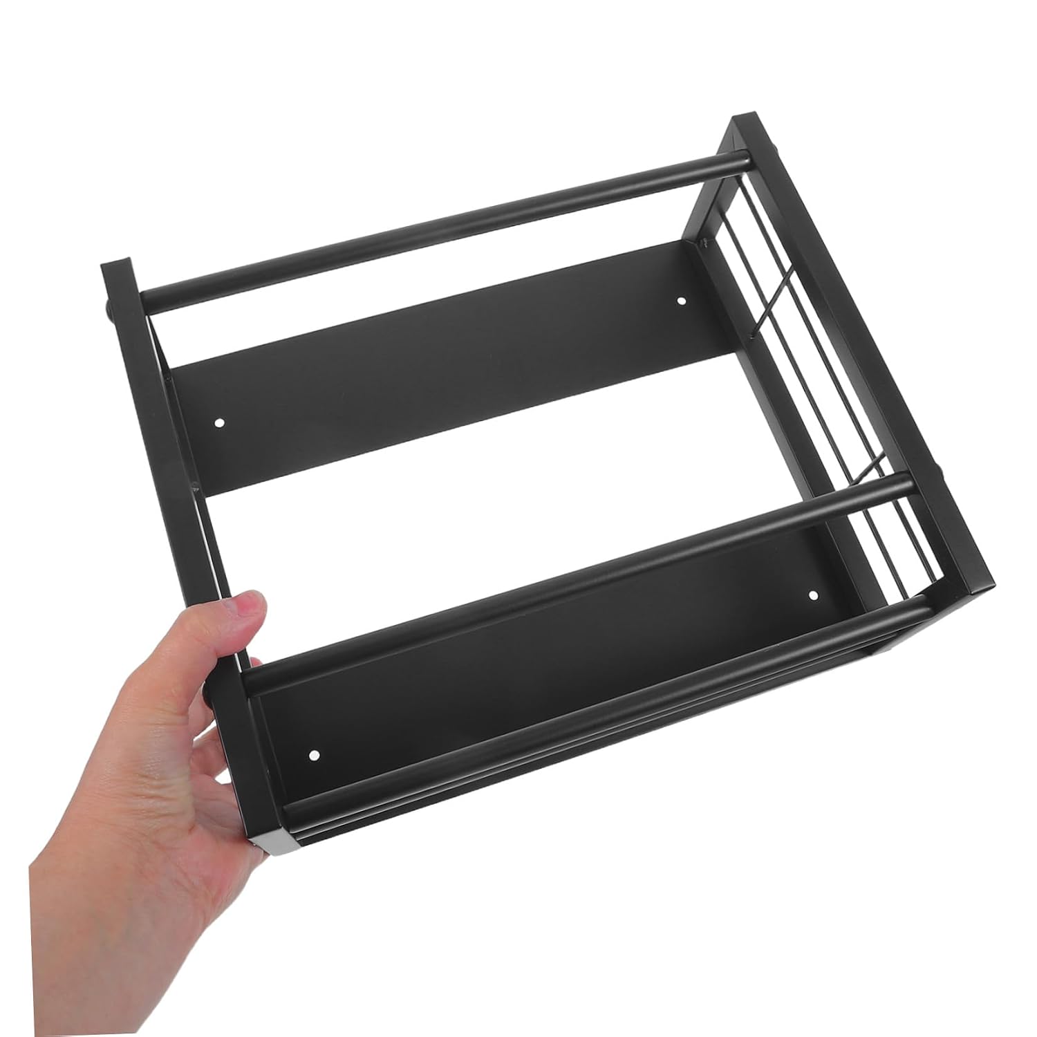 Luxshiny Magnetic Glove Box Holder Wall Dispenser for Gloves with Iron Multilayer Organizer Structure Easy Installation and Magnetic Stability for Kitchen and Baking Storage
