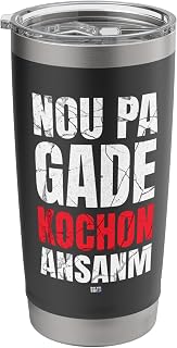 Nou Pa Garde Kochon Ansanm - KreyolSat Stainless Steel Insulated Tumbler