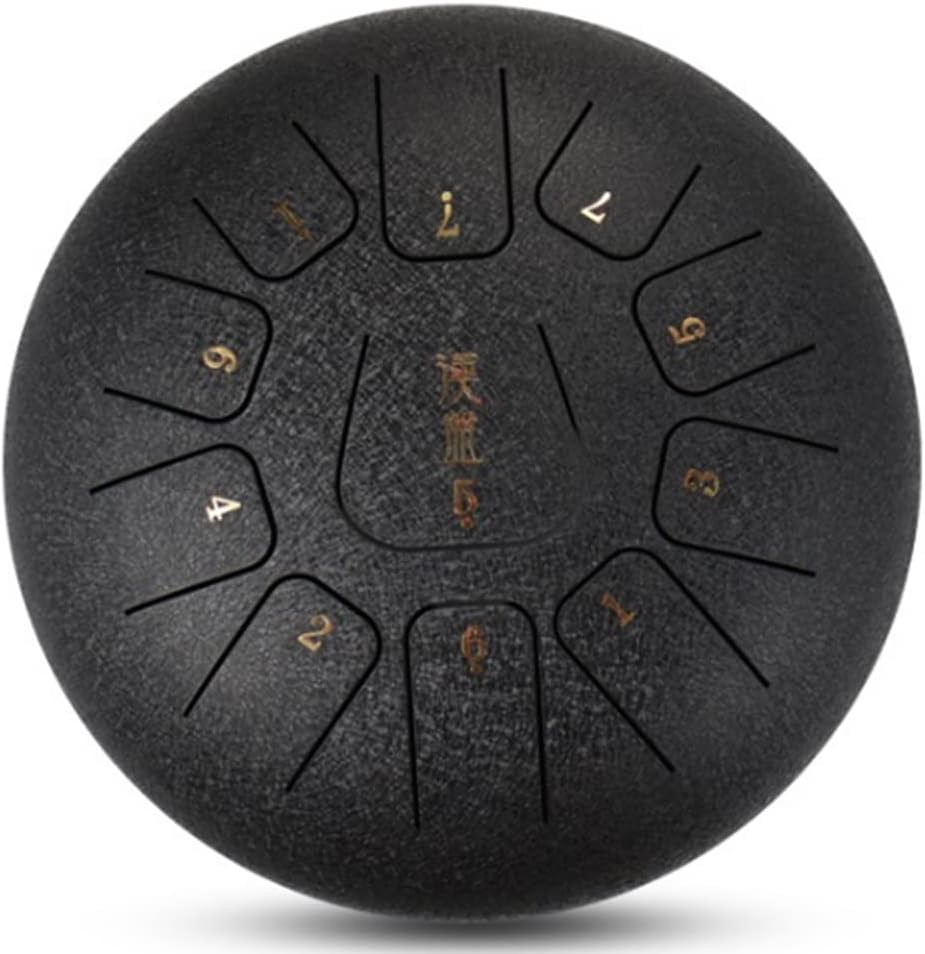 Percussion Steel Tongue Drum, Portable Xuankong Drum Sanskrit Drum with Bag, Mallets, scales and finger rings for Camping, Meditation, or Yoga Lotus Steel Tongue Drum (Color : I) (C)