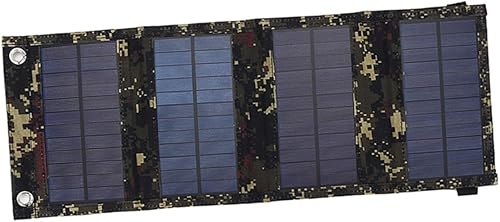 UPKOCH Cargador de panel solar portátil Salida USB Equipo de carga solar de alta eficiencia de conversión para fuente de alimentación de emergencia