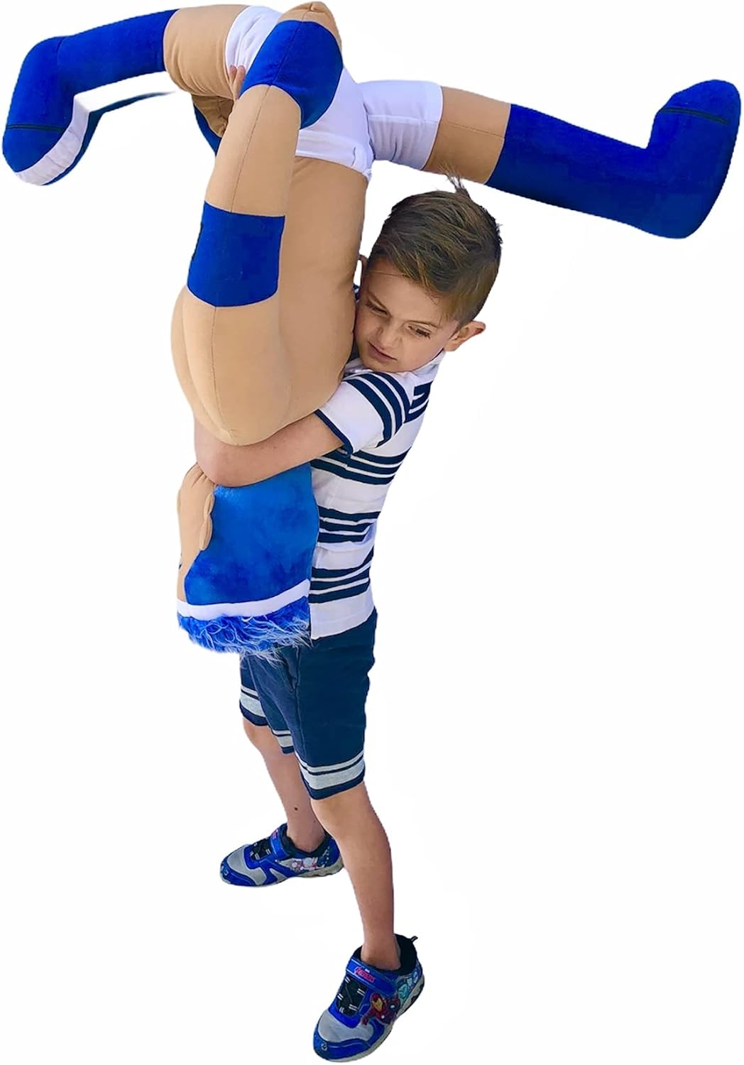 4 Foot Tall Stuffed Doll (Blue)