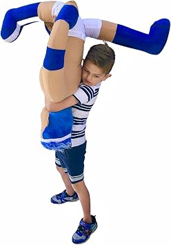 4 Foot Tall Stuffed Doll (Blue)