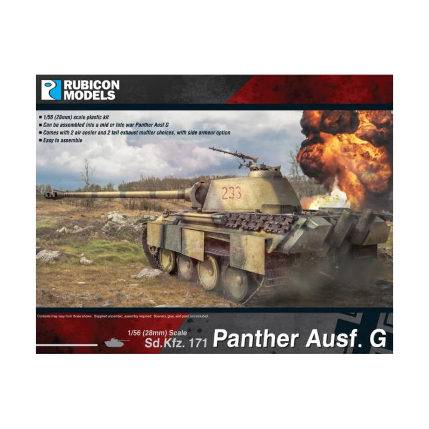 28mm Rubicon Models: Panther Ausf G