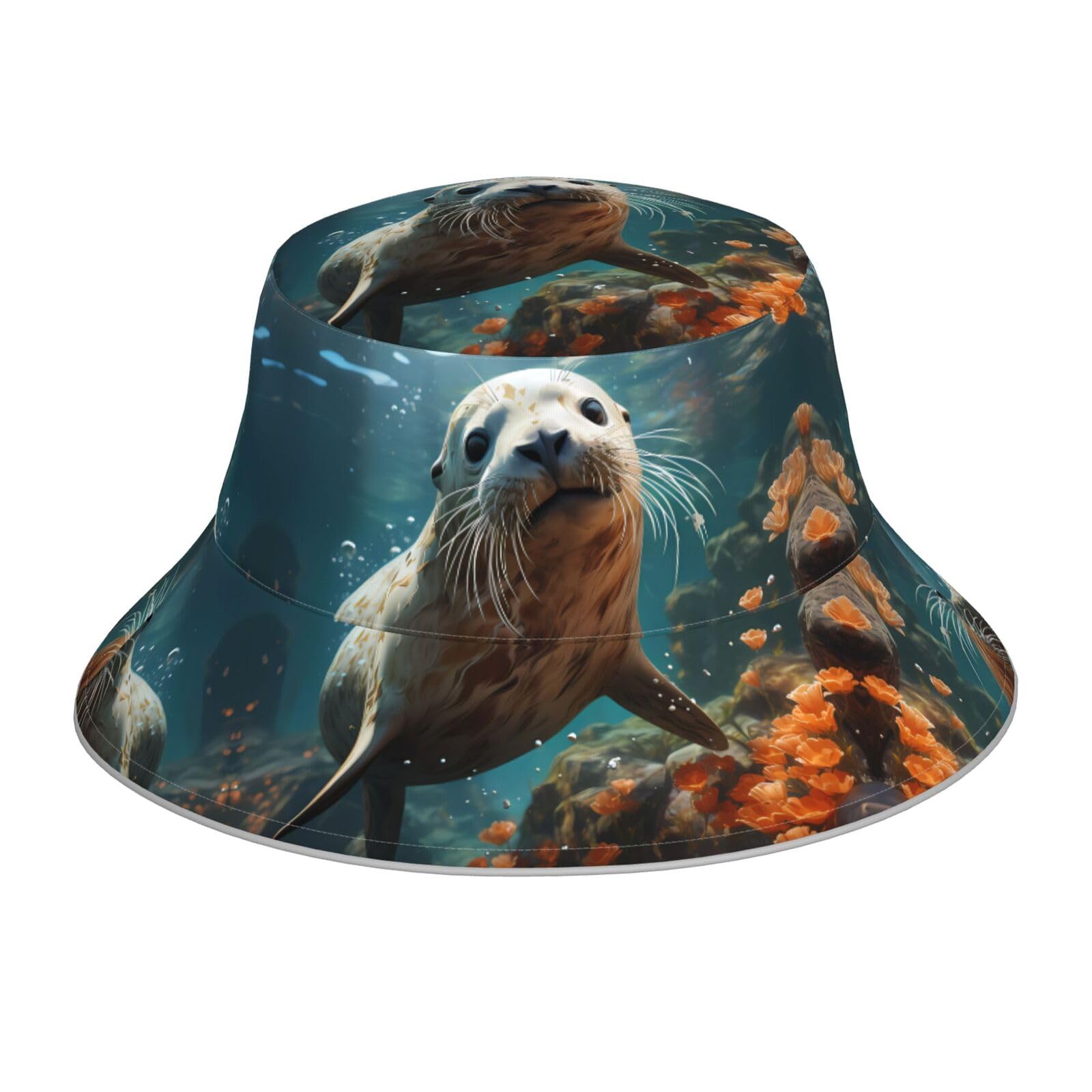 Various Flags Print Reflective Bucket Hat – Reversible Fisherman's Cap, Unisex Lightweight Foldable Sun Hat