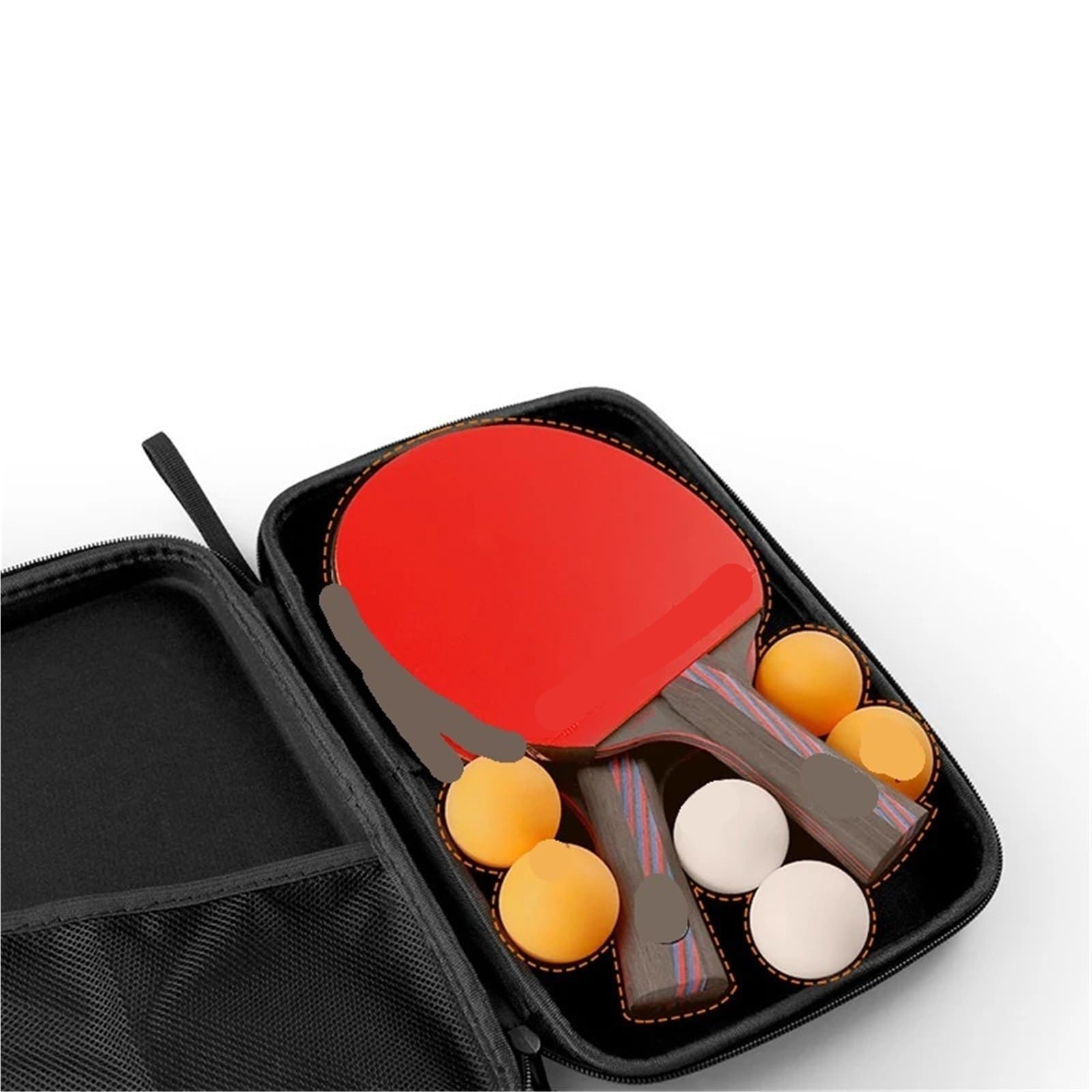 1pc Tischtennis Schläger Abdeckung Paddel Eva Tasche Ping Pong Fällen Zip Tasche Paket 290x195x50mm Schläger Taschen wasserdichte Abdeckungen Für Tenis