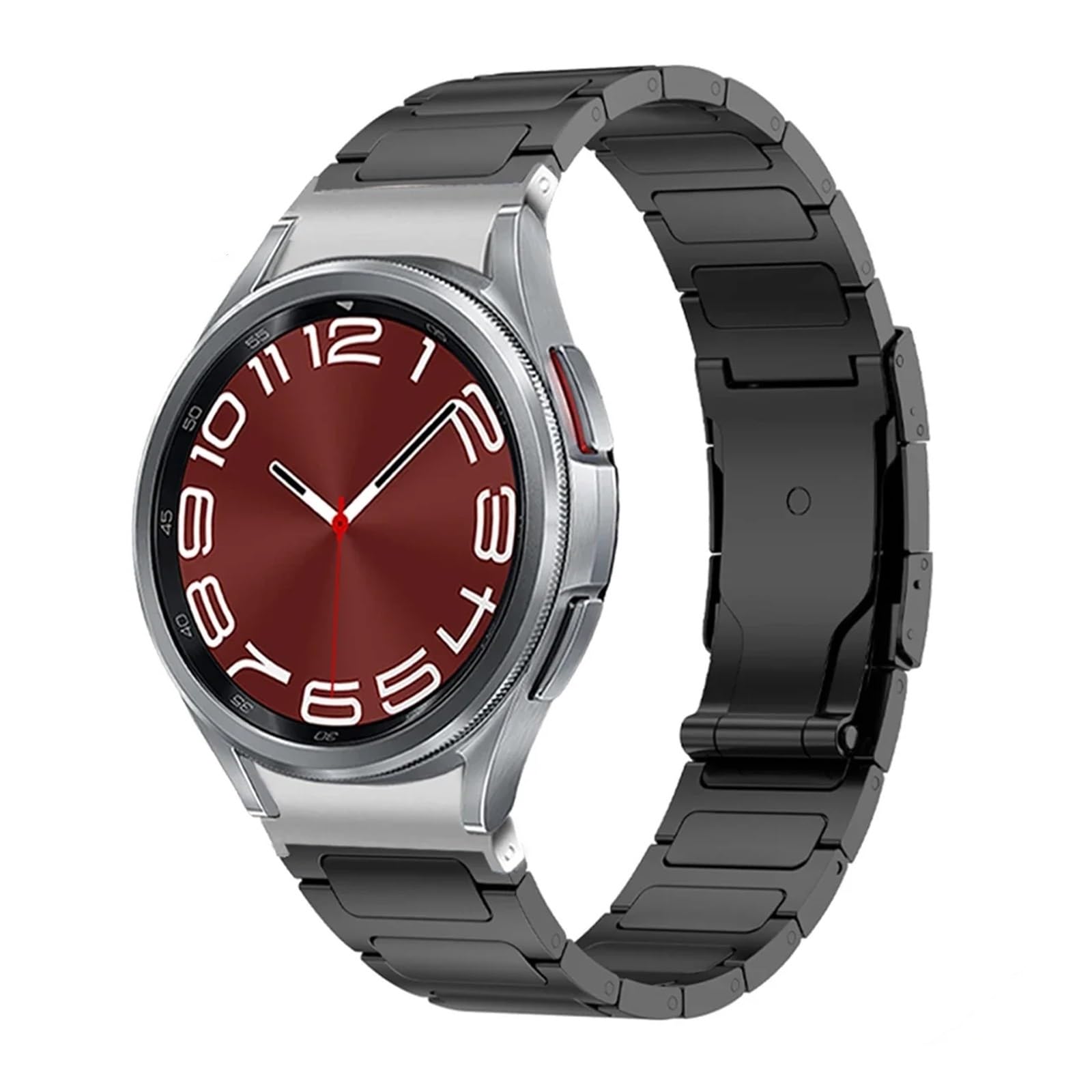 Amazon.co.jp: チタンメタル隙間なしストラップ、Galaxy Watch 6