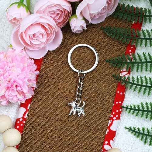 Tranbath Süßer Hund Schlüsselanhänger Hundemama Geschenk, Personalisierte Hund Taschenanhänger, Cartoon Haustier Schlüsselanhänger, Niedlicher Tier auto schlüsselanhänger damen