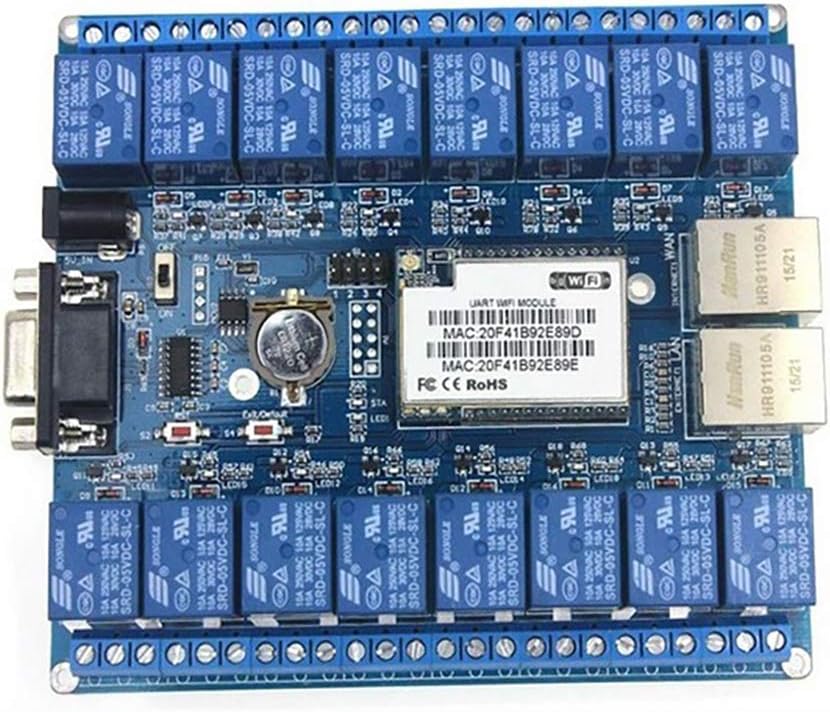 16 Channel Network Relay P2P Wireless WiFi Relay Module Smart Remote Switch Control Android iOS System Smart Home HLK-SW16 Q132
