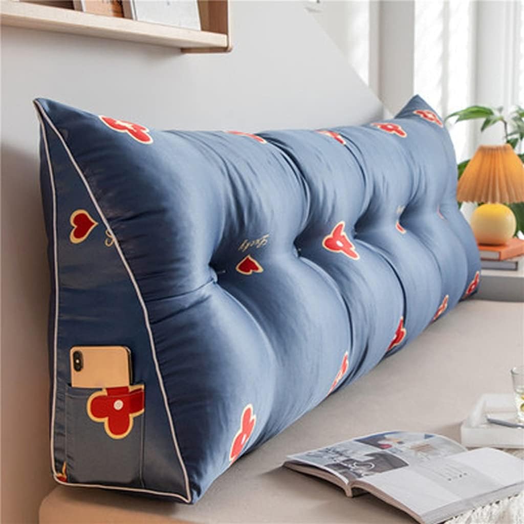 Washable Cute Cartoon Long Pillows high qulaity Bed Cushion Single Tatami Bed Sofa Removable Pillow Backrest